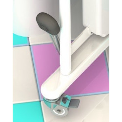 JEU DE 4 ROULETTES POUR ELEVATEUR DE TOILETTE SUPRA