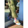 Sneaker à Lacet et Glissière Blanc/Multicolore Fleuri Femme CHUT AD 2365 B - ADOUR