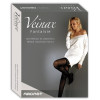 Mi-bas femme - Classe 2 - FANTAISIE - Noir grands losanges - Gamme VEINAX - AIRCAST