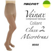 Collant femme - Classe 2 - MICROTRANS - Beige - Gamme VEINAX - AIRCAST
