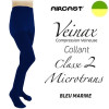Collant femme - Classe 2 - MICROTRANS - Bleu marine - Gamme VEINAX - AIRCAST