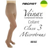 Collant femme - Classe 3 - MICROTRANS - Beige - Gamme VEINAX - AIRCAST