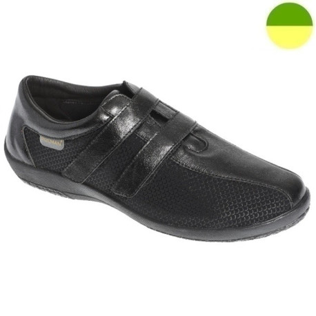 Derby à Scratch Noir Femme CHUT PU 1110 A - PULMAN