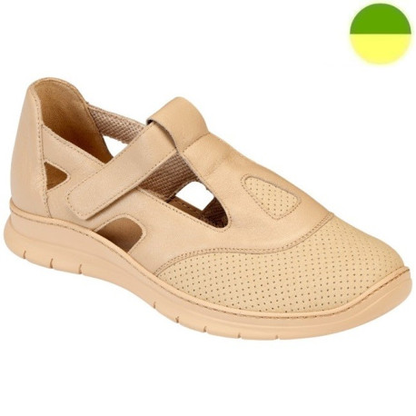 Ballerine à Scratch Beige Femme CHUP AD 8001 V1 - ADOUR