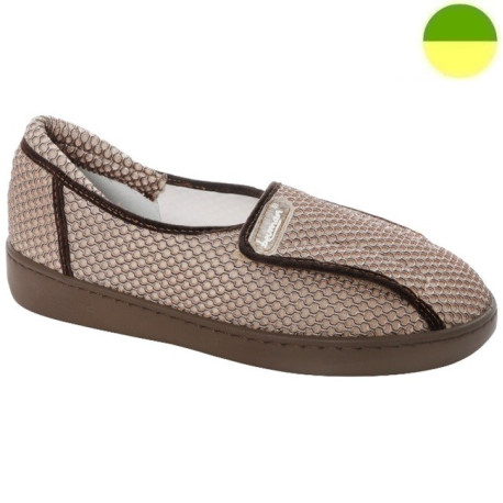 Chausson Nid d'Abeille Marron clair Mixte CHUP BR 7000 V3 - BRUMAN