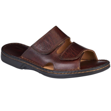 Mule Cuir Marron Homme BR 3243 - BRUMAN
