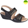 Sandale Cuir Noir en Boucle Femme CHUT AD 2407 - ADOUR