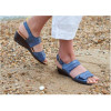 Sandale Cuir Marine Femme CHUT AD 2407 B - ADOUR
