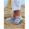 Sandale Bleu/Argent Femme ADOUR CHUT ALPHA I
