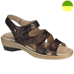 Sandale Marron foncé Femme ADOUR CHUT AD 2315 D