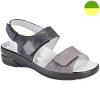 Sandale Cuir Gris Femme CHUT AD 2401 B - ADOUR
