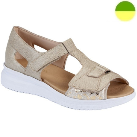 Sandale Beige Doré Femme CHUT AD 2459 - ADOUR