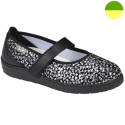 Ballerine Blanc/Noir Femme PULMAN CHUT PU 1151