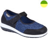 Ballerine Bleu/Noir Femme PULMAN CHUT PU 1130 B