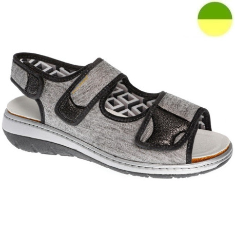 Sandale Grise Femme PULMAN CHUT PU 1098