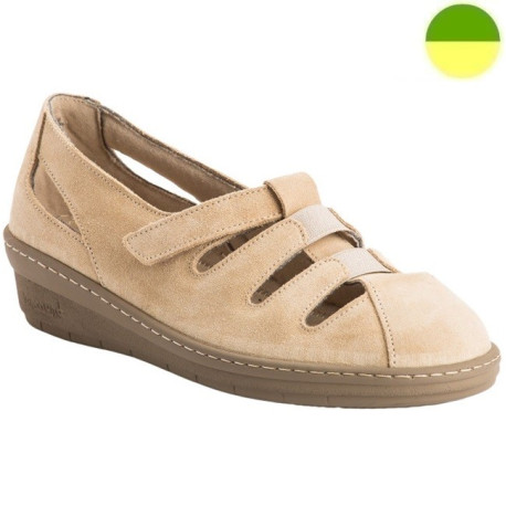 Chaussure à Grande Ouverture Beige Femme CHUT BR 3039 - BRUMAN