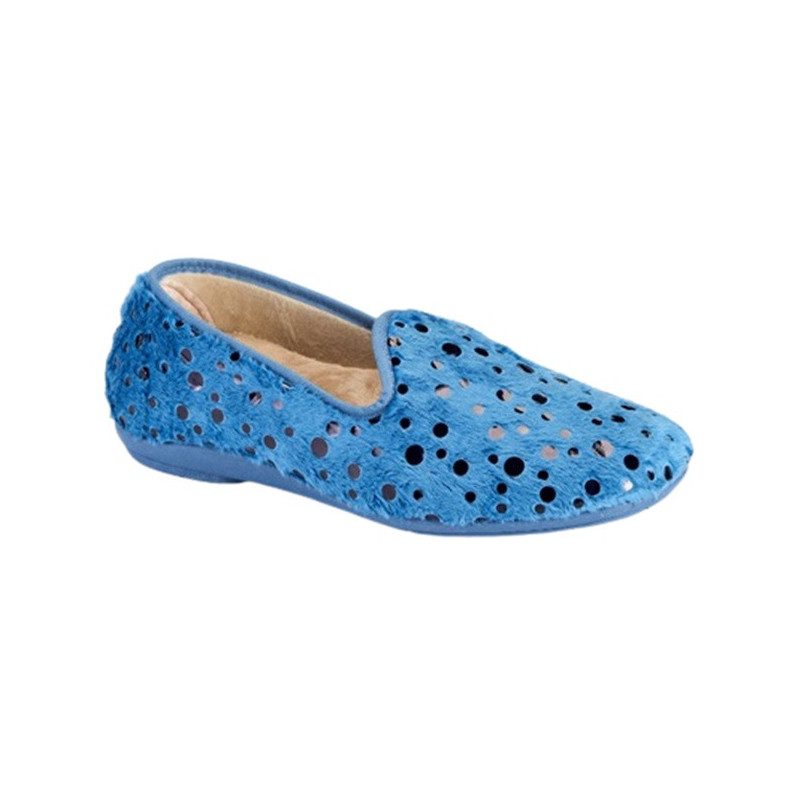 Chausson Confort Bleu/Marine Femme Bruman BR 3289 B