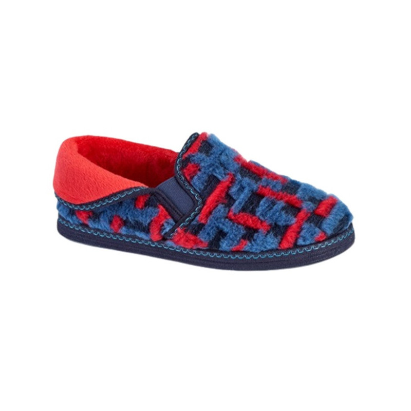 Chausson Bleu/Rouge Femme Bruman BR 3121 J