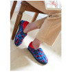 Chausson Bleu/Rouge Femme Bruman BR 3121 J