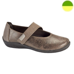 Ballerine Marron Filament Doré Femme CHUT PU 1140 D - PULMAN