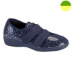 Derby Fourré Marine/Imprimé Doré Femme CHUT BR 3308 B - BRUMAN