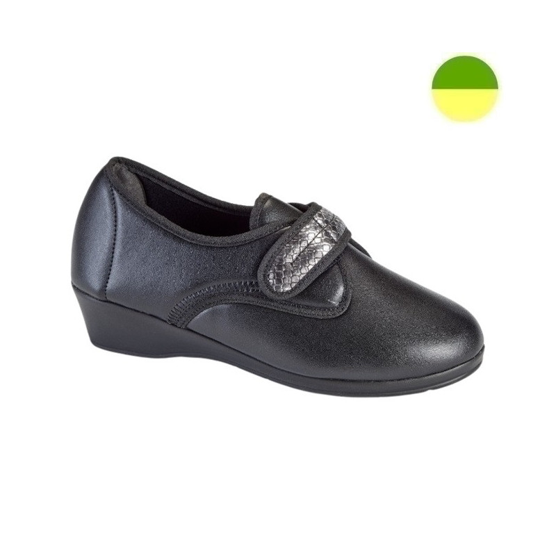 Chaussure Citadine à Grande Ouverture Noir Femme CHUT BR 3333 - BRUMAN