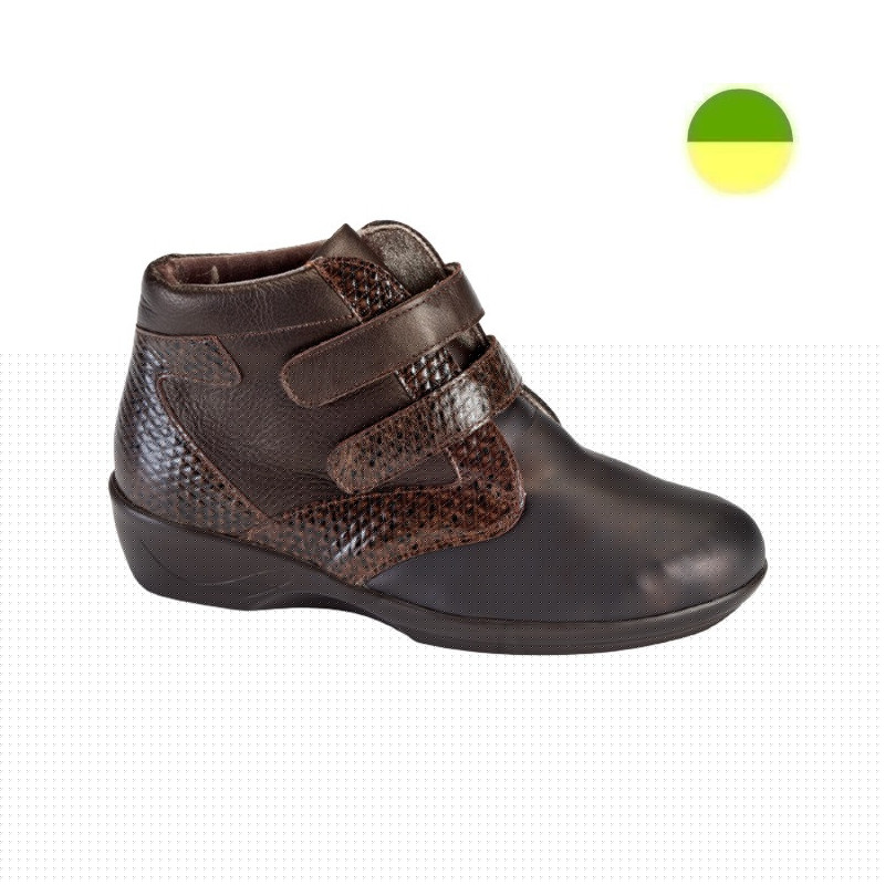Bottine à Grande Ouverture Marron Femme CHUT AD 2476 - ADOUR