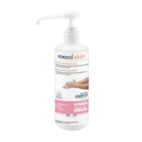 exeol skin - Lotion lavante mains Ecolabel - 500 ml - Sodel