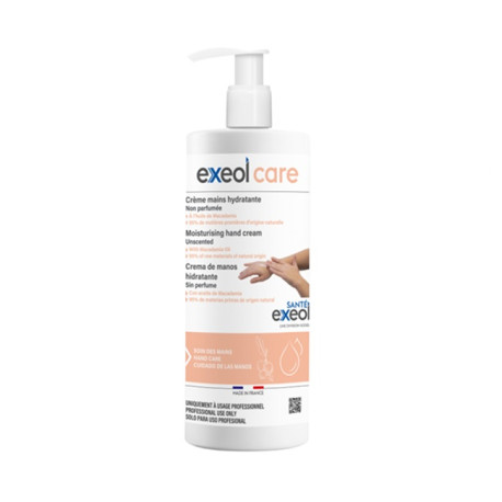 exeol care - Crème mains hydratante - 500 ml - Sodel