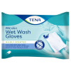 TENA Wet Wash Glove ProSkin - Gants de toilette imprégnés 3 en 1 - Sachet de 8 - TENA