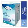 TENA Wash Glove Proskin - Gants de toilette à usage unique plastifiés - Boîte de 175 - TENA