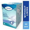 TENA Wash Glove Proskin - Gants de toilette à usage unique non plastifiés et structure renforcée - Boîte de 50 - TENA
