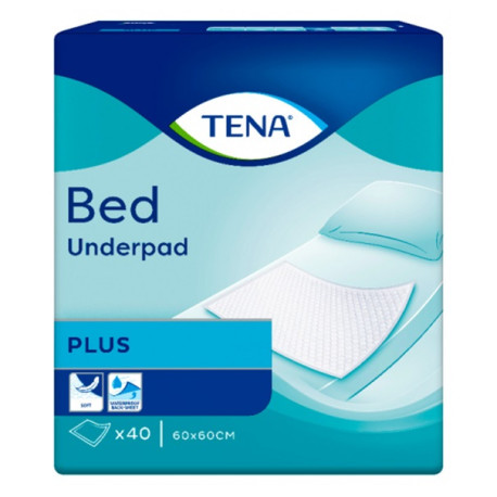 TENA Bed Plus - Alèse 60 x 60 cm - Sachet de 40 - TENA