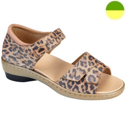 Sandale Léopard Marron Femme CHUT AD 2022 J - ADOUR