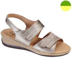 Sandale Cuir Doré Femme CHUT AD 2518 - ADOUR