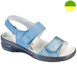 Sandale Cuir Bleu Femme CHUT AD 2401 D - ADOUR