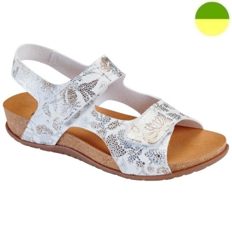 Sandale Blanc Fleur Femme BRUMAN CHUT BR 3341