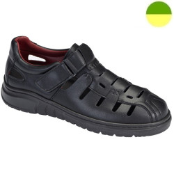 Chaussure à Grande Ouverture Homme Noir CHUT AD2513 - ADOUR