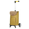 Unus Shopper Fun Eske - Chariot de courses 2 roues - Jaune et Beige - 47 L - Andersen Shopper Manufaktur