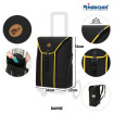 Unus Shopper Fun Bahne - Chariot de courses 2 roues - Jaune et Noir - 39 L - Andersen Shopper Manufaktur