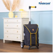 Unus Shopper Fun Bahne - Chariot de courses 2 roues - Jaune et Noir - 39 L - Andersen Shopper Manufaktur