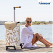 Unus Shopper Fun Tyra - Chariot de courses 2 roues - Zèbre - 46 L - Andersen Shopper Manufaktur