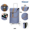 Unus Shopper Fun Auke - Chariot de courses 2 roues - Lilas - 46 L - Andersen Shopper Manufaktur