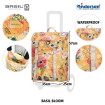 Unus Shopper Fun Basil Bloom - Chariot de courses 2 roues - Jaune - 50 L - Andersen Shopper Manufaktur