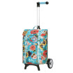 Unus Shopper Fun Basil Bloom - Chariot de courses 2 roues - Bleu - 50 L - Andersen Shopper Manufaktur
