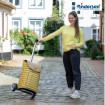 Unus Shopper Fun Eske - Chariot de courses 2 roues - Jaune et Beige - 47 L - Andersen Shopper Manufaktur