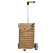 Unus Shopper Eske - Chariot de courses 2 roues - Marron et Beige - 47 L - Andersen Shopper Manufaktur
