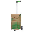 Unus Shopper Eske - Chariot de courses 2 roues - Vert et Beige - 47 L - Andersen Shopper Manufaktur