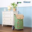 Unus Shopper Eske - Chariot de courses 2 roues - Vert et Beige - 47 L - Andersen Shopper Manufaktur