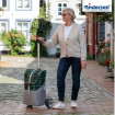Unus Shopper Eske - Chariot de courses 2 roues - Rouge et Beige - 47 L - Andersen Shopper Manufaktur